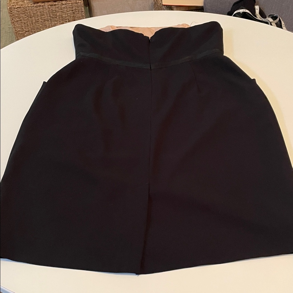 BCBGMaxAzria Size 12 Strapless Black Dress Corset Top Pockets - Picture 10 of 15